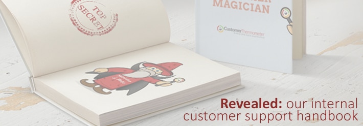 Our customer support handbook revealed