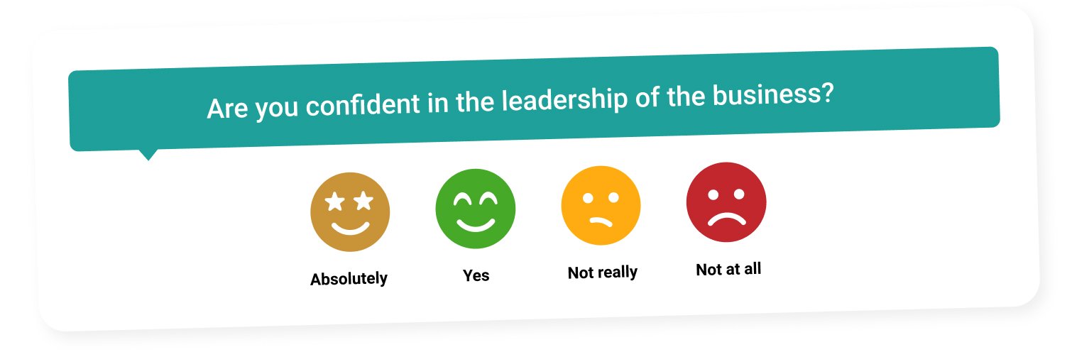 rating with smiley faces