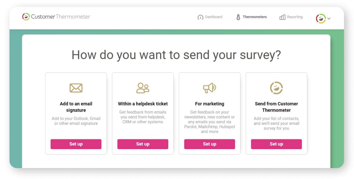 nps survey options