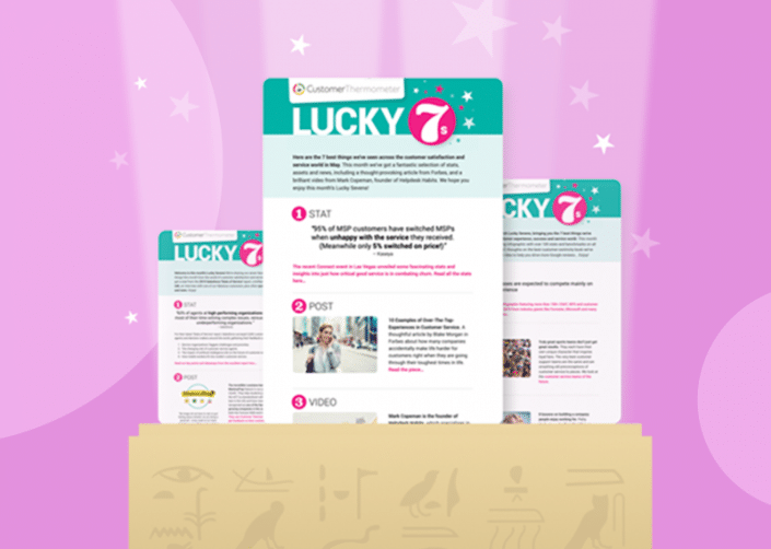 customer feedback newsletter lucky 7s