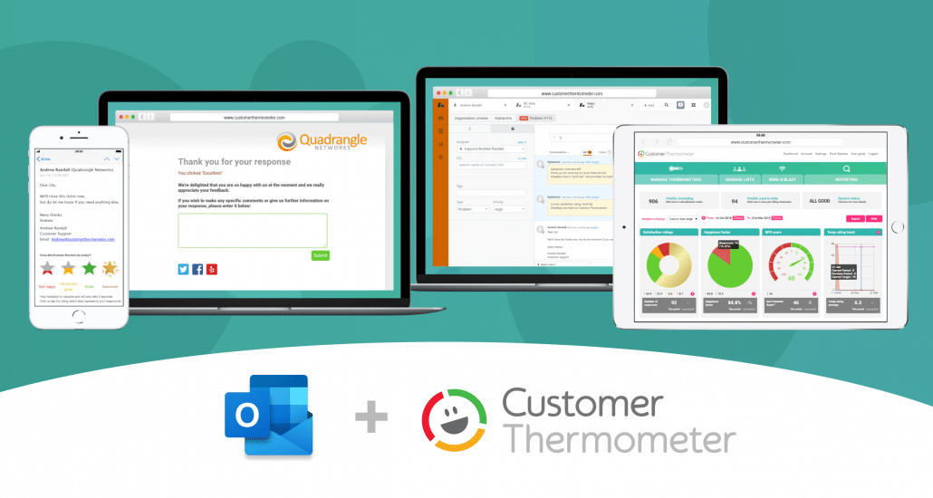 Outlook Multiscreen Customer Thermometer Integration