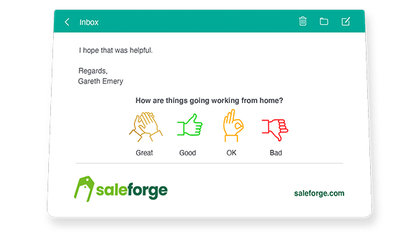 working from home survey